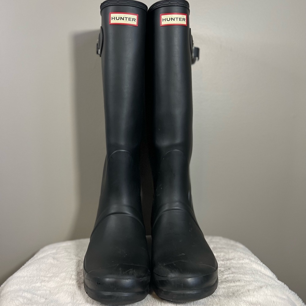 Hunter Matte Knee High Boots